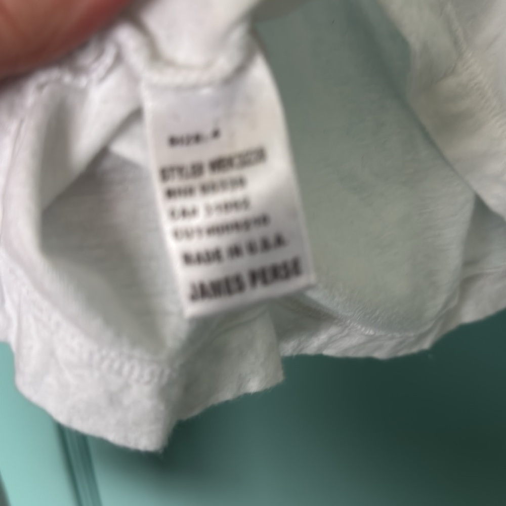 James Perse  Split Neck Raglan Tee Size 4 / Large - Picture 12 of 13